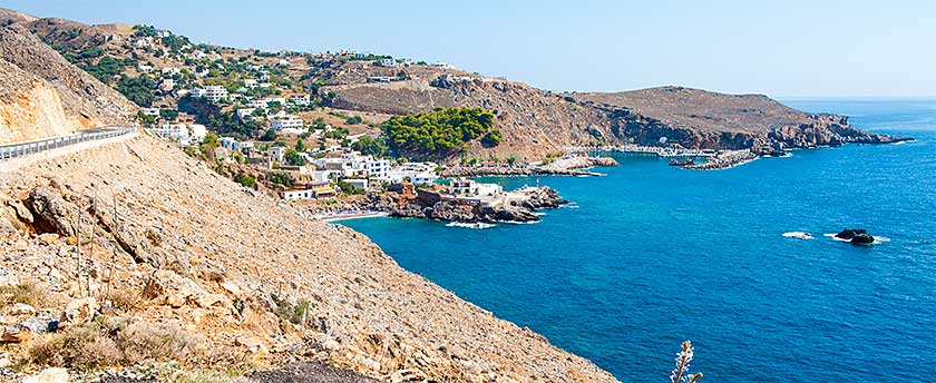 Chora Sfakion view, Sfakia, Crete, Greece